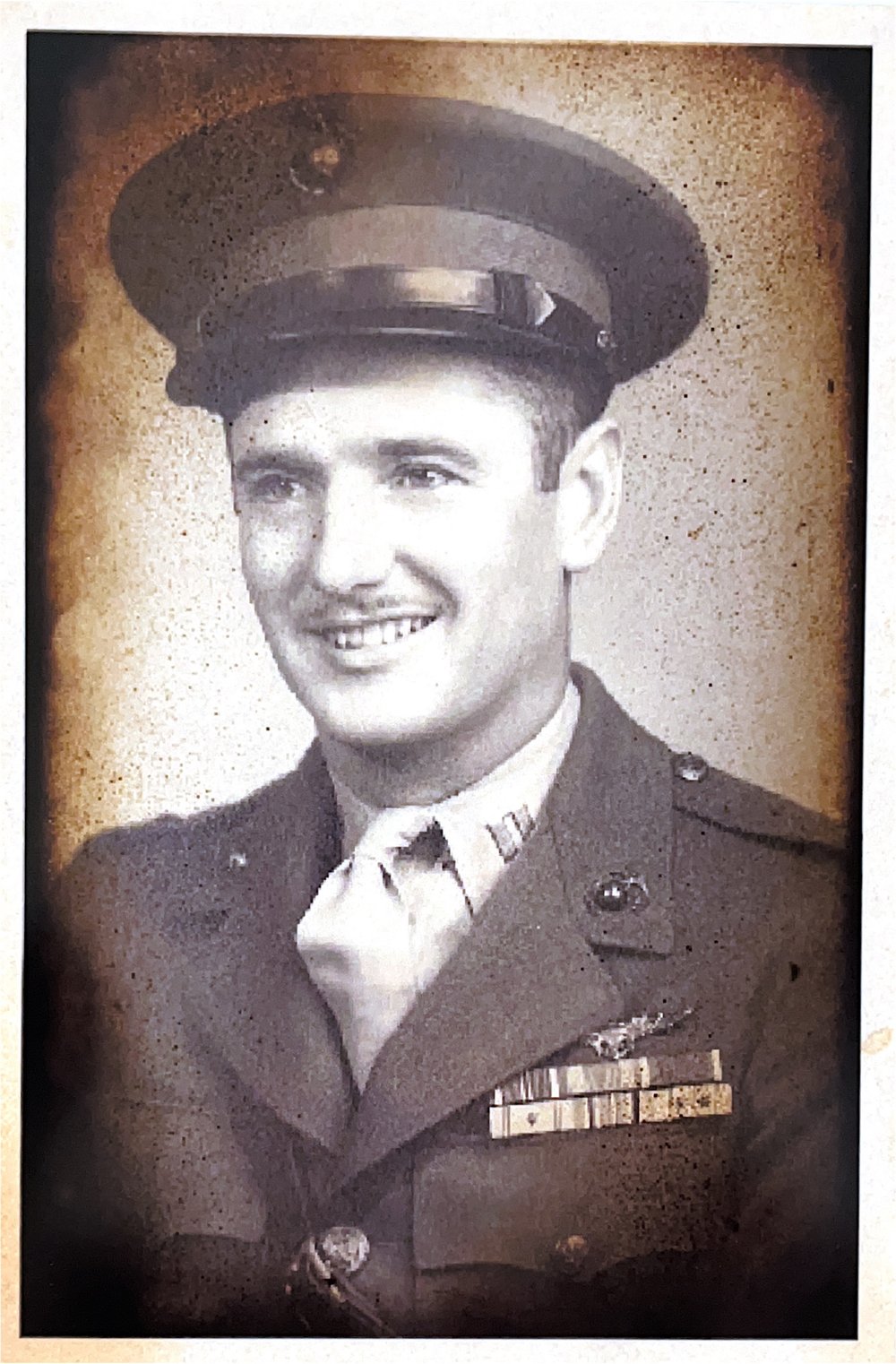 Bill Brooks in Marine Corps dress uniform